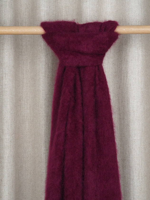 Karleen Cashmere Scarf  Dark wine