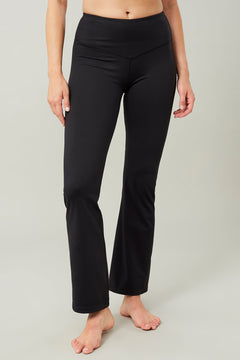 Flared Sports Pants Black