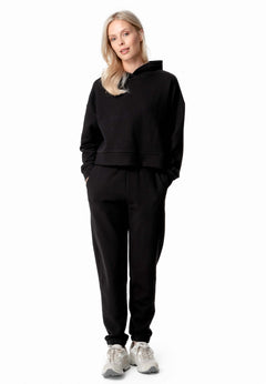 Pariss Wafeljoggingbroek Zwart