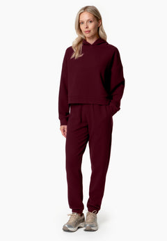 Pariss Wafeljoggingbroek Bordeaux