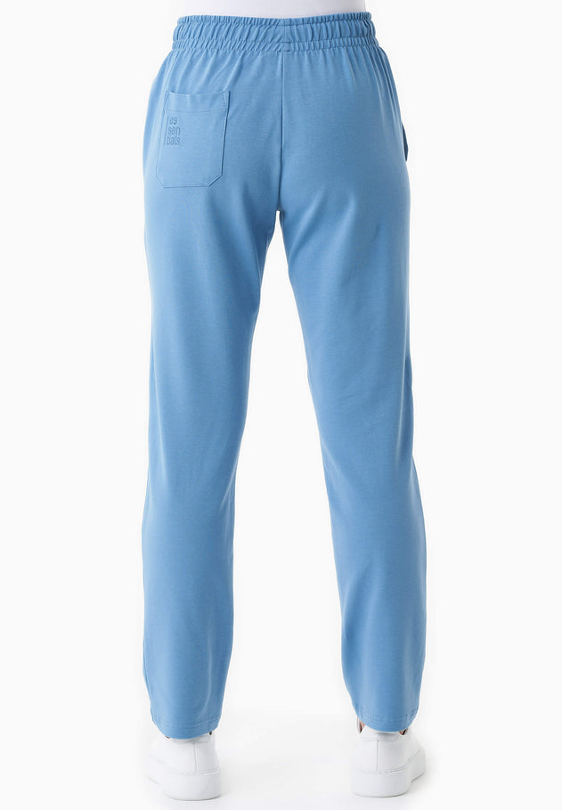 Parrla Light Organic Cotton Sweatpants Blue Fog