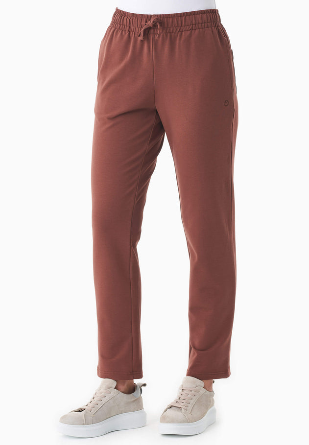 Parrla Joggingbroek Coffee Brown