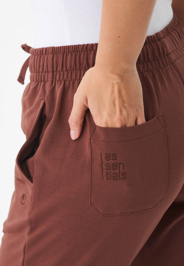 Parrla Joggingbroek Coffee Brown