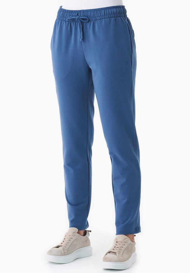 Parrla Light Organic Cotton Sweatpants Light Navy