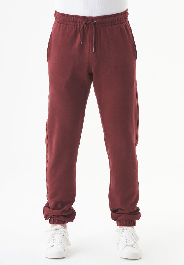 Pars Soft Touch Organic Cotton Sweatpants Bordeaux