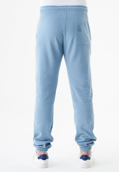 Pars Soft Touch Organic Cotton Sweatpants Steel Blue