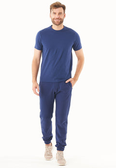 Parssa Soft Touch Organic Cotton Sweatpants Navy