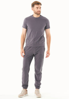 Parssa Soft Touch Organic Cotton Sweatpants Shadow