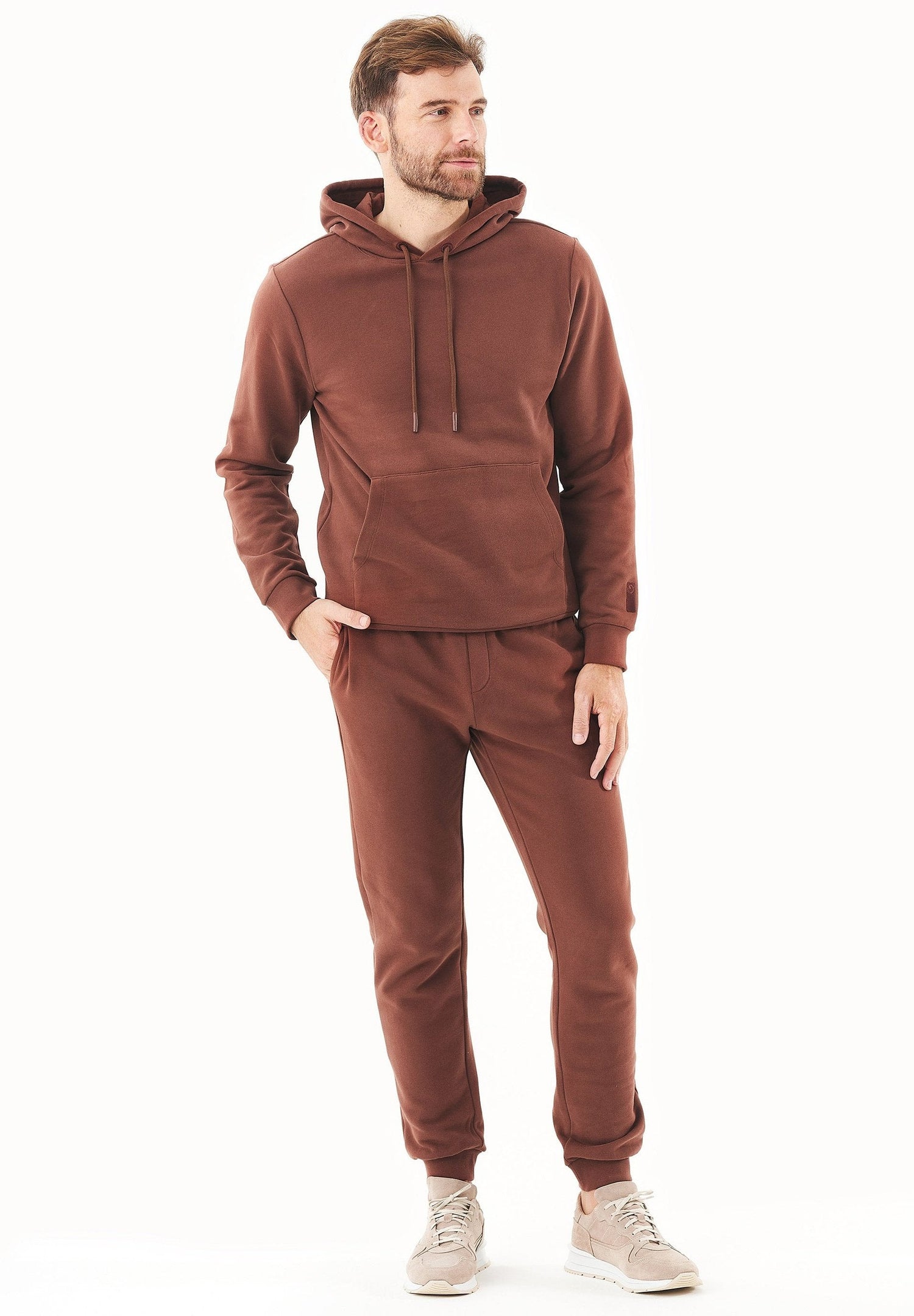 Peeno Joggingbroek Coffee Brown