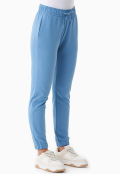 Peera Light Organic Cotton Sweatpants Blue Fog