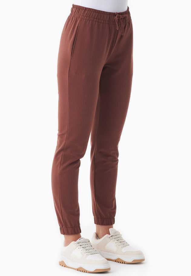Peera Joggingbroek Coffee Brown