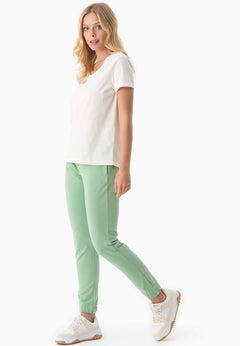 Peera Light Organic Cotton Sweatpants Mineral Green