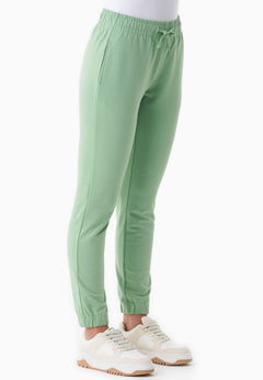 Peera Light Organic Cotton Sweatpants Mineral Green