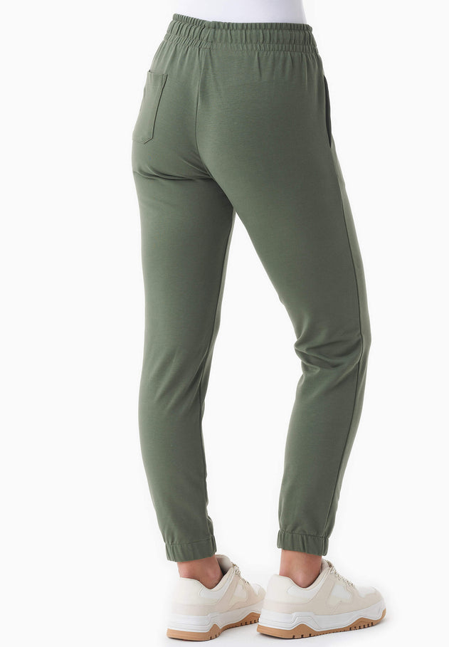 Peera Light Organic Cotton Sweatpants Olive