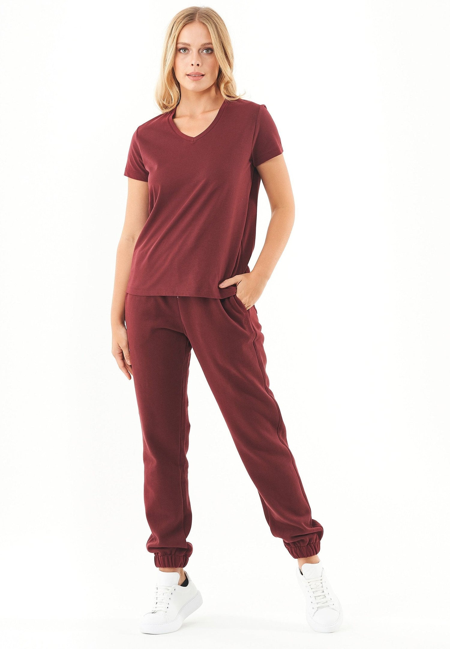 Perrie Joggingbroek Bordeaux