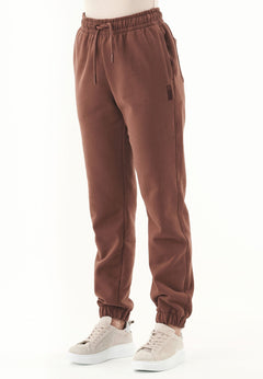 Perrie Soft Touch Organic Cotton Sweatpants Coffee Brown