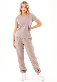 Perrie Soft Touch Organic Cotton Sweatpants Mocha