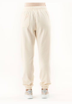 Perrie Soft Touch Organic Cotton Sweatpants Off White