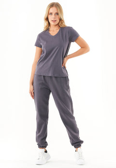 Perrie Soft Touch Organic Cotton Sweatpants Shadow