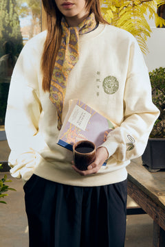 NWHR x Museo del Prado Tsuru Sweatshirt White
