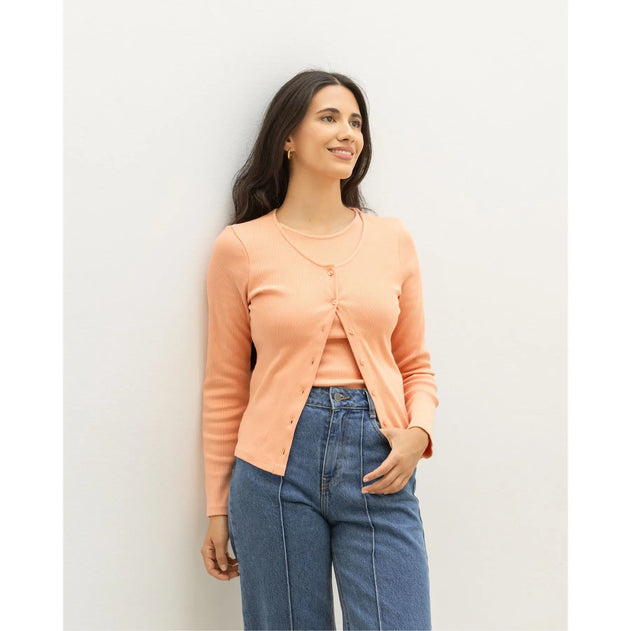 Rebeca Cardigan Apricot