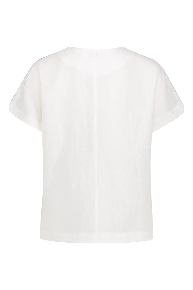 Lappo Linen Top White