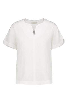 Lappo Linen Top White