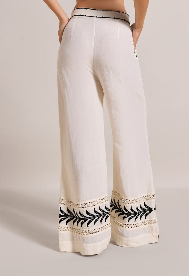 Palm Nirvana Trousers Antique White