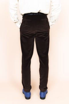 The Dacian Corduroy Trousers  Dark Brown