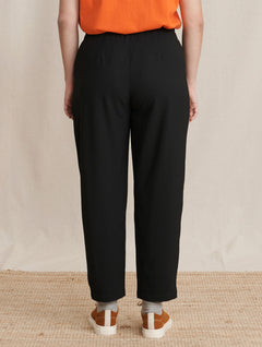 Paula Wool Blend Pants Black