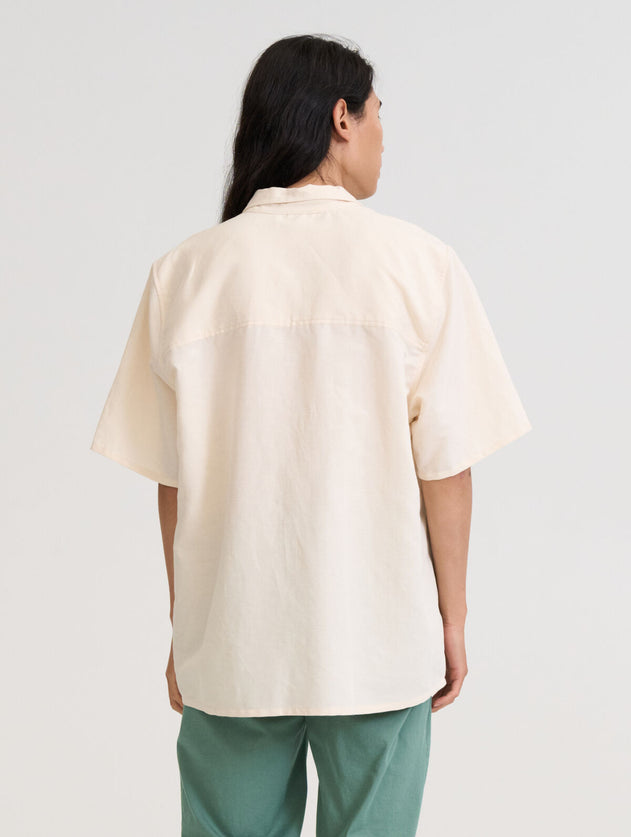 Joel Linen Blend Shirt Birch