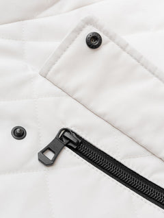 Kero Quilt Anorak Birch White