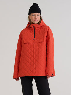 Kero Quilt Anorak Poppy Red