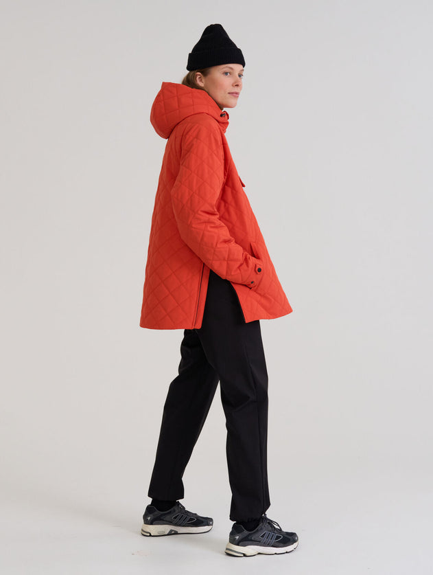 Kero Quilt Anorak Poppy Red