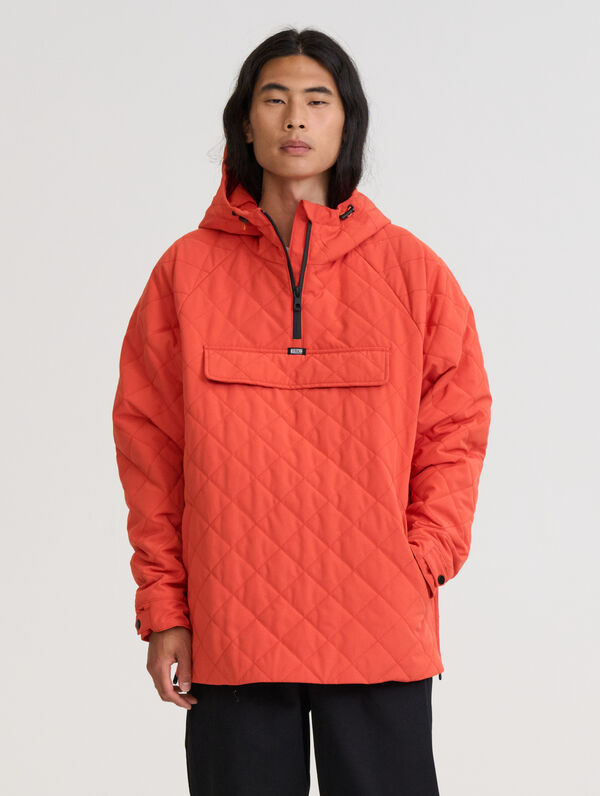 Kero Quilt Anorak Poppy Red