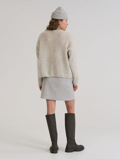 Martta Mohair Sweater Marble Grey