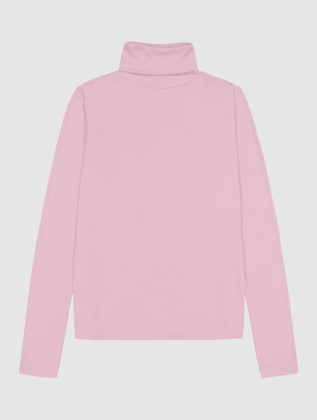 Roosa Merino Roll-Neck Misty Rose