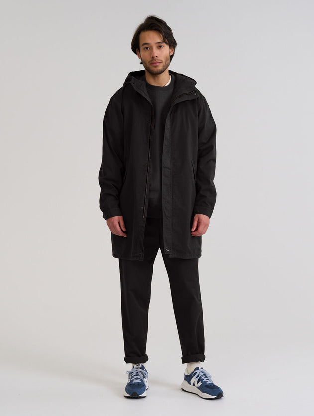 Maxi Anorak Black