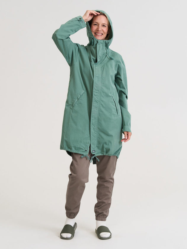 Maxi Anorak Sage Green