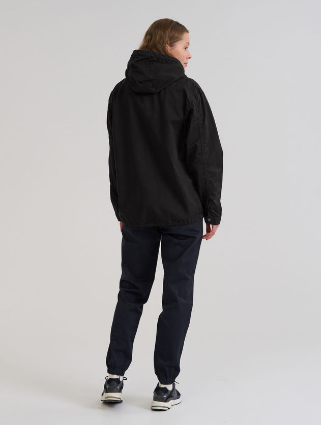 Zipper Anorak Black