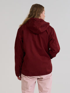 Zipper Anorak Auburn Red