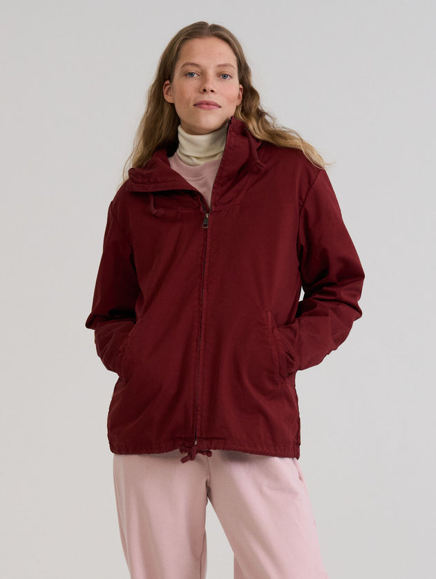 Zipper Anorak Auburn Red