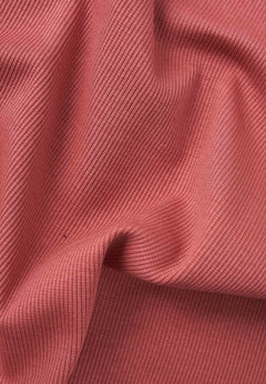 Sonnia Geribbeld Croptop Red Wood