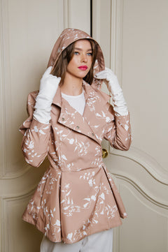 Rose Blush Raincoat Beige