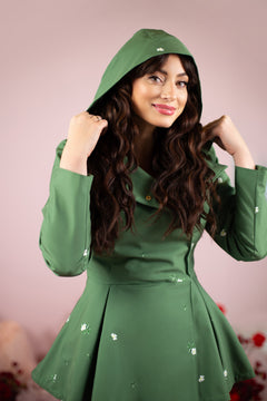 Double Breasted Rain Jacket Primrose Green