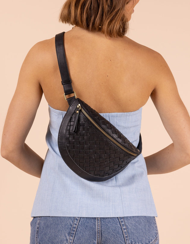 Ray Bumbag Woven Black