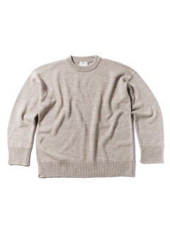 Zware Merino Crew Sand