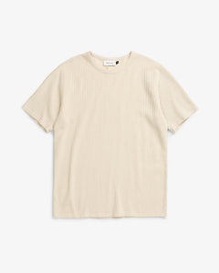 Ribbed T-Shirt Beige