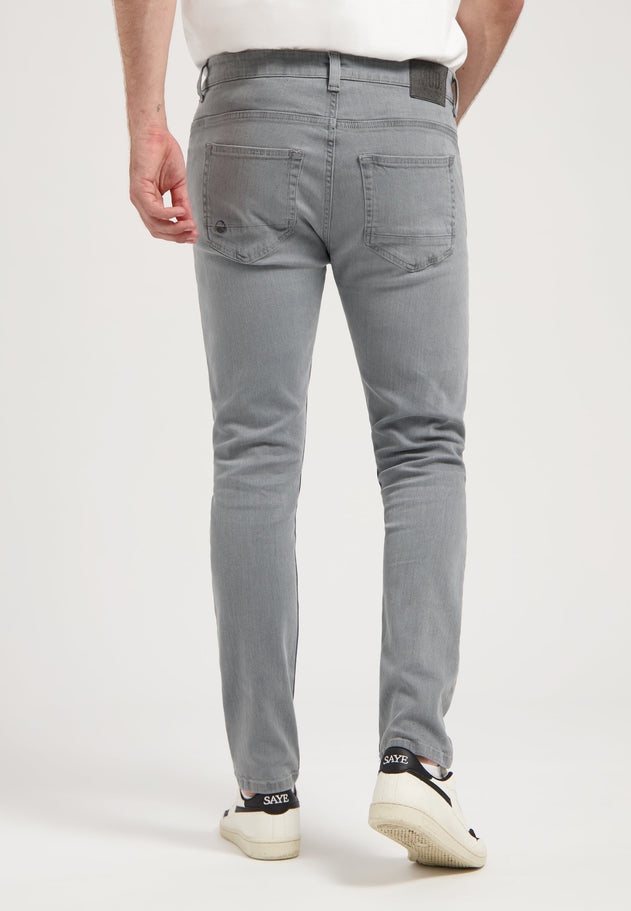 Rick Mid Slim Jeans Lichtgrijs
