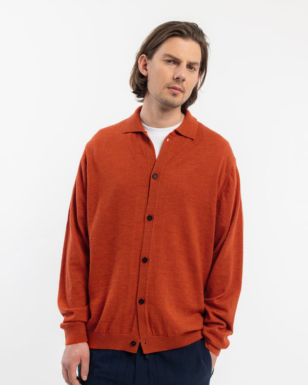 Knit Shirt Burned Orange